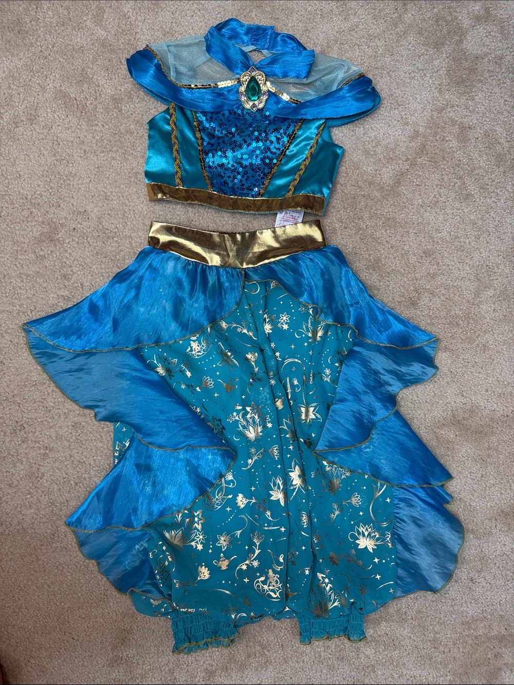 Princess jasmine 2 piece set